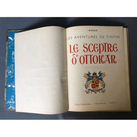 Tintin T8 - Le sceptre d'Ottokar (B2) - C - (1948)