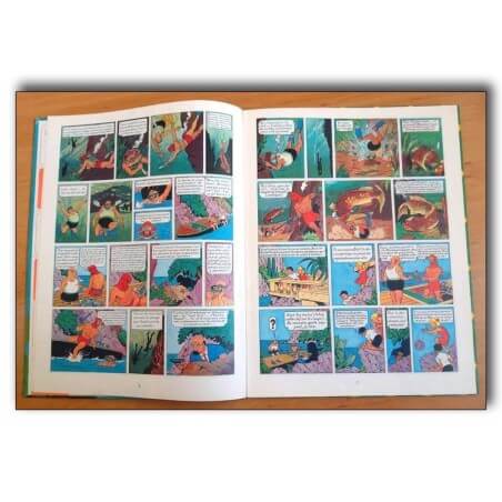 Bob et Bobette - La clef de bronze - Collection du Lombard - Cartonné - EO - (1957)