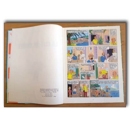 Bob et Bobette - La clef de bronze - Collection du Lombard - Cartonné - EO - (1957)