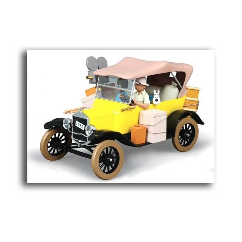 Tintin - Statuette Moulinsart 44502 - Ford T jaune 1/12 - Tintin au Congo - (2020) Tintin - Statuette Moulinsart 44502 - Ford T jaune 1/12 - Tintin au Congo - (2020)