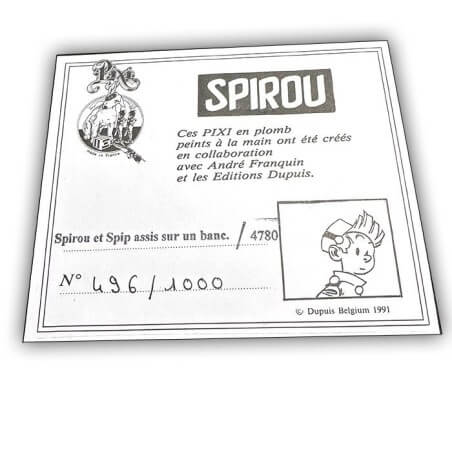 Spirou avec spip sur le banc