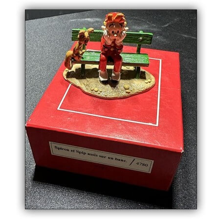 Spirou avec spip sur le banc