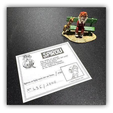 Spirou avec spip sur le banc