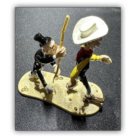 Le croque-mort prenant les mesures de Lucky Luke / Morris / Pixi