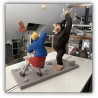 Tintin / L'île noire / Gorille Ranko & Tintin / Grande Figurine BD