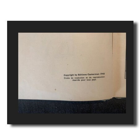 L’étoile mystérieuse B1 de 1946 papier épais
