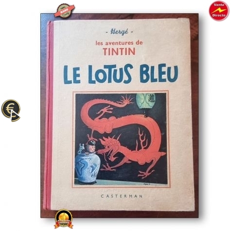 Tintin / Le lotus bleu / 1939 / Dos A9