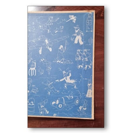 Tintin / Le lotus bleu / 1939 / Dos A9