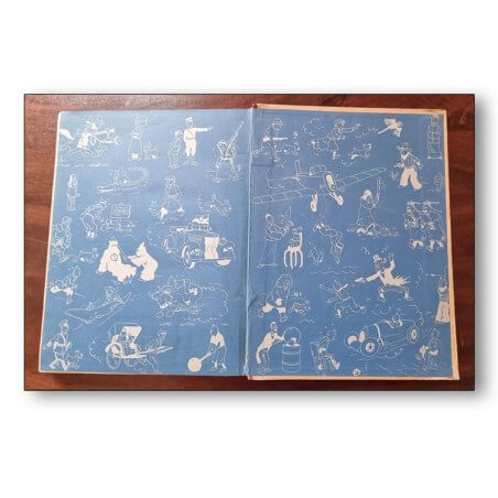 Tintin / Le lotus bleu / 1939 / Dos A9