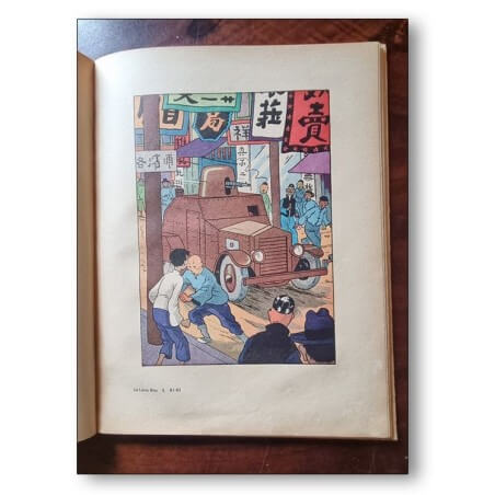 Tintin / Le lotus bleu / 1939 / Dos A9