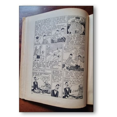 Tintin / Le lotus bleu / 1939 / Dos A9