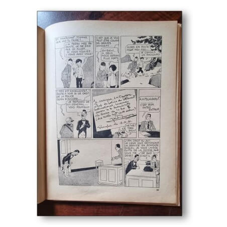 Tintin / Le lotus bleu / 1939 / Dos A9