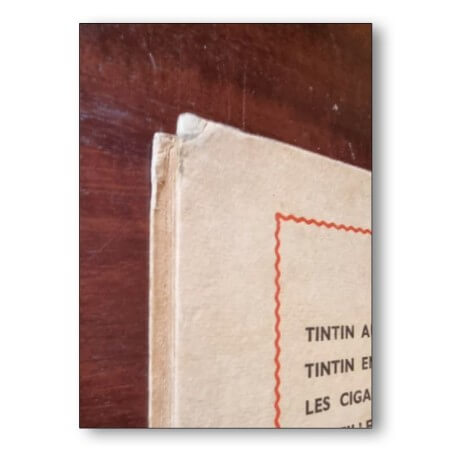 Tintin / Le lotus bleu / 1939 / Dos A9
