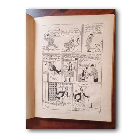 Tintin / Le lotus bleu / 1939 / Dos A9