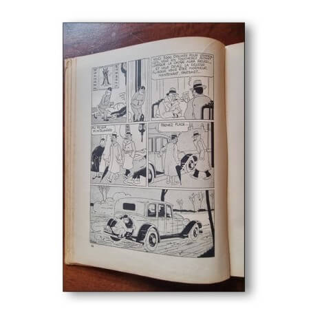 Tintin / Le lotus bleu / 1939 / Dos A9