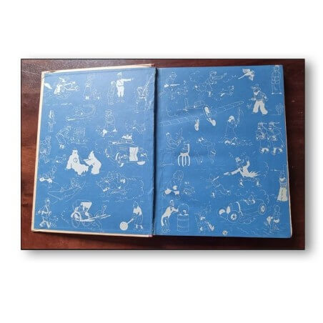 Tintin / Le lotus bleu / 1939 / Dos A9