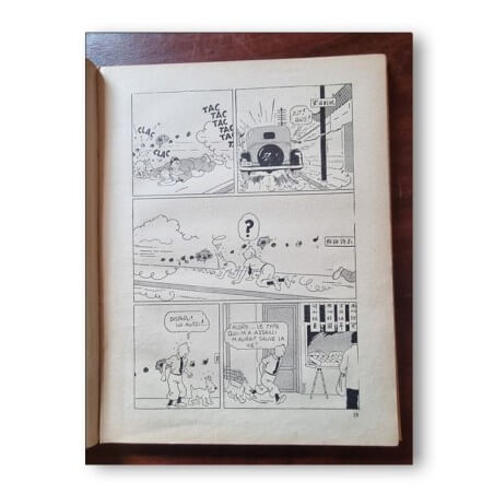 Tintin / Le lotus bleu / 1939 / Dos A9