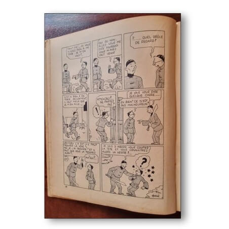 Tintin / Le lotus bleu / 1939 / Dos A9