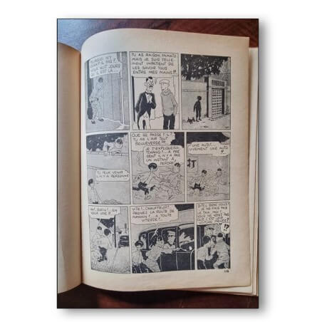 Tintin / Le lotus bleu / 1939 / Dos A9