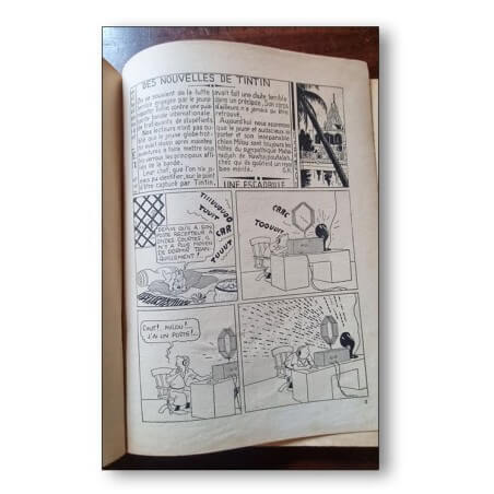 Tintin / Le lotus bleu / 1939 / Dos A9