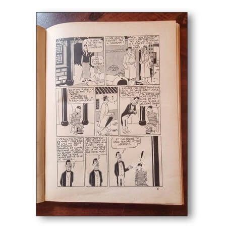 Tintin / Le lotus bleu / 1939 / Dos A9