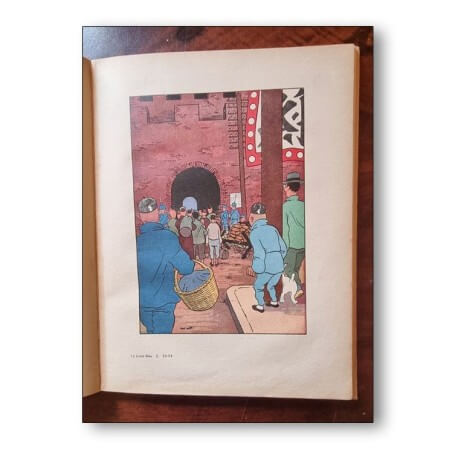 Tintin / Le lotus bleu / 1939 / Dos A9