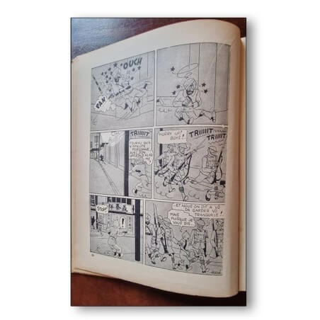 Tintin / Le lotus bleu / 1939 / Dos A9