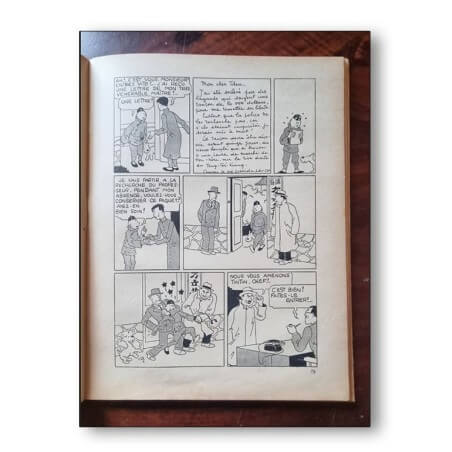Tintin / Le lotus bleu / 1939 / Dos A9