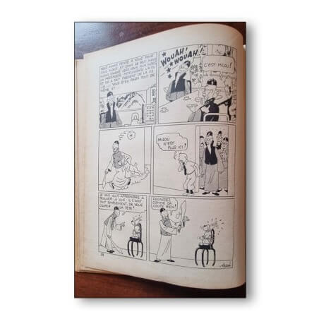 Tintin / Le lotus bleu / 1939 / Dos A9