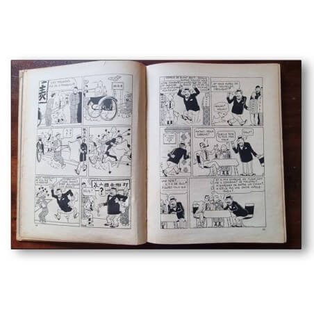 Tintin / Le lotus bleu / 1939 / Dos A9