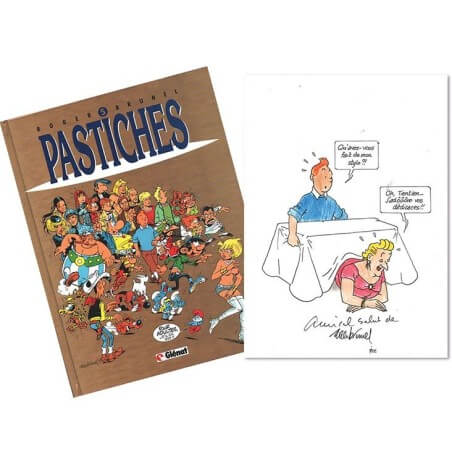 Pastiches dédicacé Brunel R.