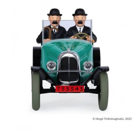 Voiture Tintin 1:12 ème résine / Tintin au pays de l'or - 3ème dans la série