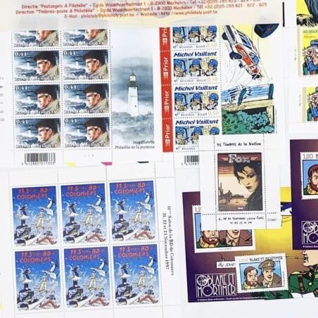 Timbres-poste de la BD