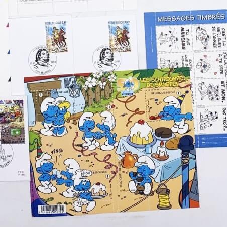 Timbres-poste de la BD