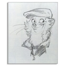 Blacksad T.03 - Âme rouge + dédicace - L'atelier de juanjo guarnido - C - 1 Album - EO - 2005