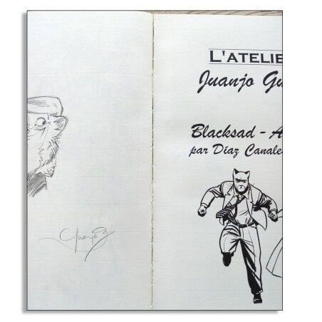 Blacksad T.03 - Âme rouge + dédicace - L'atelier de juanjo guarnido - C - 1 Album - EO - 2005