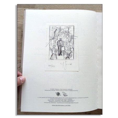 Blacksad T.03 - Âme rouge + dédicace - L'atelier de juanjo guarnido - C - 1 Album - EO - 2005