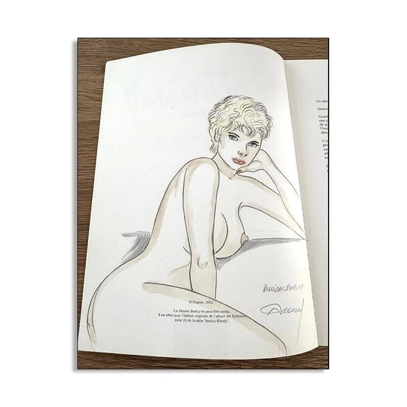 Jessica Blandy HS - Le Dossier + dédicace - C - 1 Album - EO - 2002