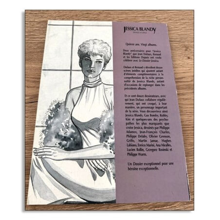 Jessica Blandy HS - Le Dossier + dédicace - C - 1 Album - EO - 2002