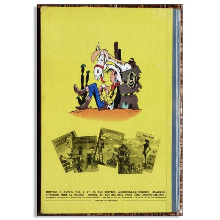 Lucky Luke T.09 - Des rails sur la prairie - C - EO française - 1957