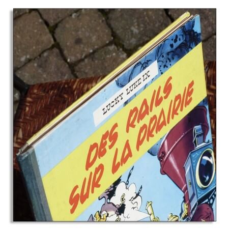 Lucky Luke T.09 - Des rails sur la prairie - C - EO française - 1957