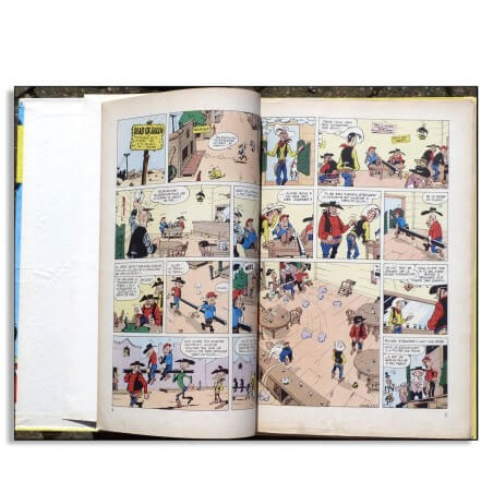 Lucky Luke T.09 - Des rails sur la prairie - C - EO française - 1957