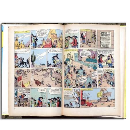 Lucky Luke T.09 - Des rails sur la prairie - C - EO française - 1957