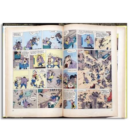 Lucky Luke T.09 - Des rails sur la prairie - C - EO française - 1957