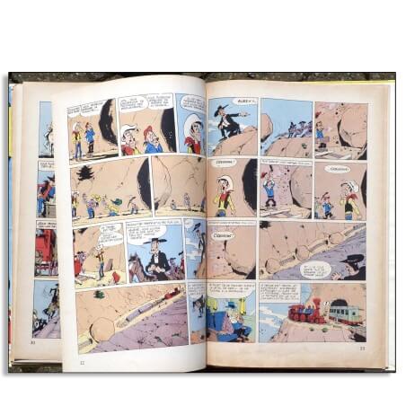 Lucky Luke T.09 - Des rails sur la prairie - C - EO française - 1957