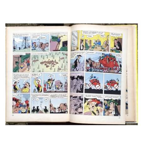 Lucky Luke T.09 - Des rails sur la prairie - C - EO française - 1957