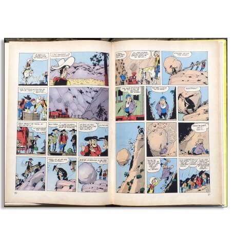 Lucky Luke T.09 - Des rails sur la prairie - C - EO française - 1957