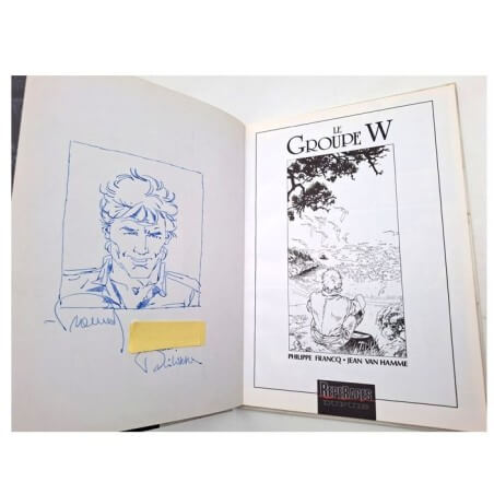 Philippe Francq / Largo Winch T.02 - Le Groupe W / Dédicace / EO / 1991