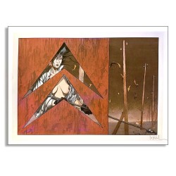 Loisel / Sérigraphie Citroën / 32 x49cm / Signé