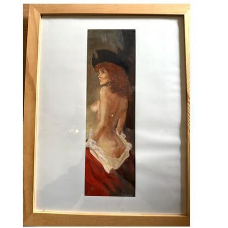 Jean Francois Charles / Original / Peinture Huile / Original / Les pionniers du nouveau monde